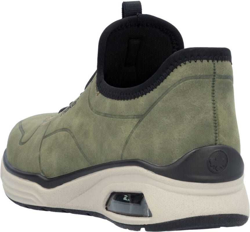 Rieker Slip-on sneakers instapschoen lage schoen vrijetijdsschoen met elastische instap