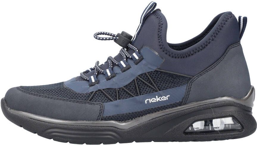 Rieker Slip-on sneakers instappers high top sneaker outdoorschoen met snelle sluiting