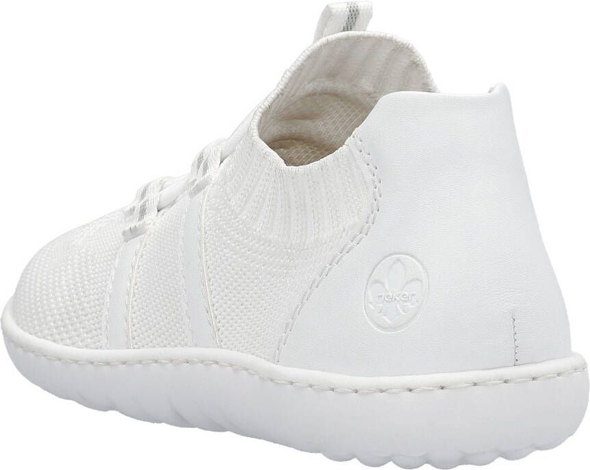 Rieker Slip-on sneakers Barefootschoenen slipper vrijetijdsschoen lage schoen met elastische brei-schaft
