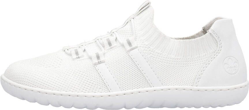 Rieker Slip-on sneakers Barefootschoenen slipper vrijetijdsschoen lage schoen met elastische brei-schaft