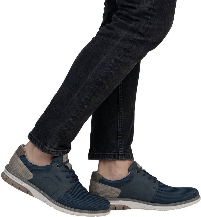 Rieker Slip-on sneakers Instapschoen lage schoen sneaker met elastiek voor gemakkelijke instap