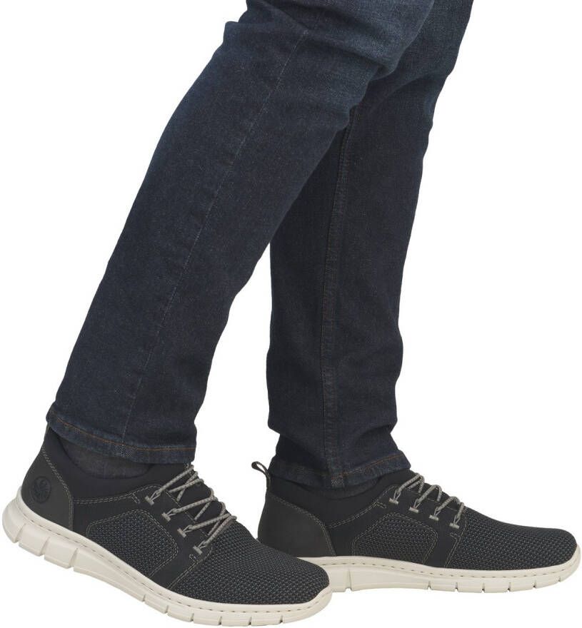 Rieker Slip-on sneakers instapschoen lage schoen vrijetijdsschoen met elastiek om in te stappen