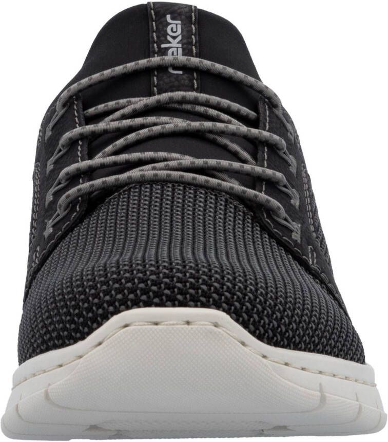 Rieker Slip-on sneakers instapschoen lage schoen vrijetijdsschoen met elastiek om in te stappen