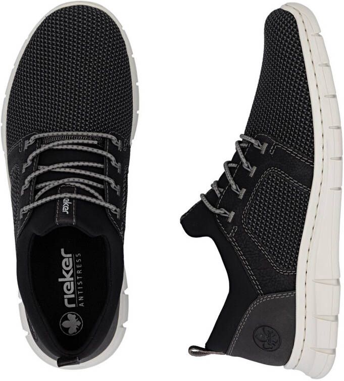 Rieker Slip-on sneakers instapschoen lage schoen vrijetijdsschoen met elastiek om in te stappen