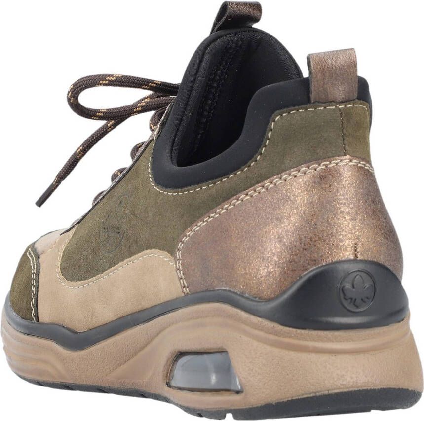 Rieker Slip-on sneakers instapschoen lage schoen vrijetijdsschoen met praktische trekbanden