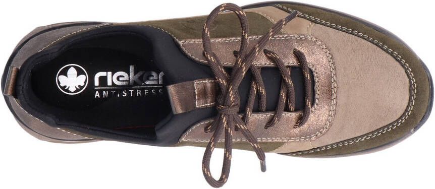 Rieker Slip-on sneakers instapschoen lage schoen vrijetijdsschoen met praktische trekbanden