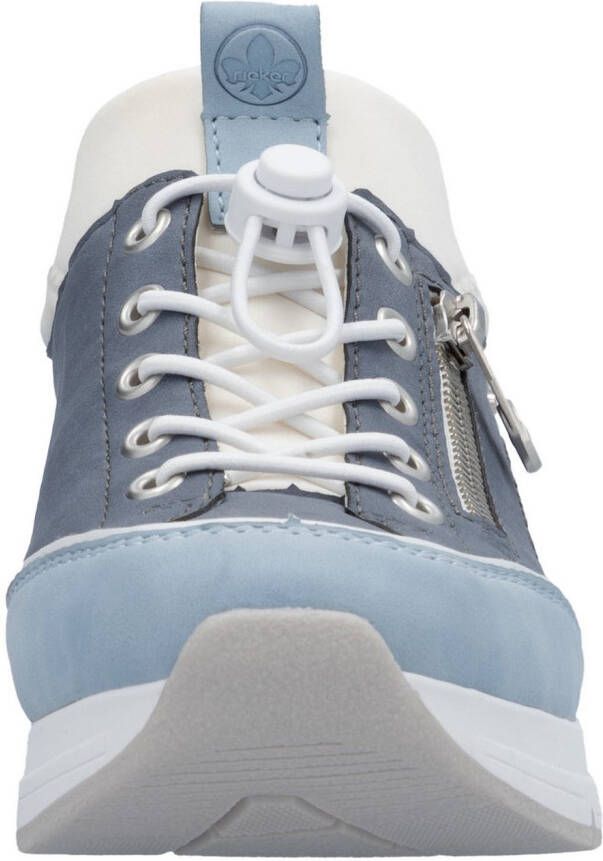 Rieker Slip-on sneakers instapschoen lage schoen vrijetijdsschoen met zachte schacht