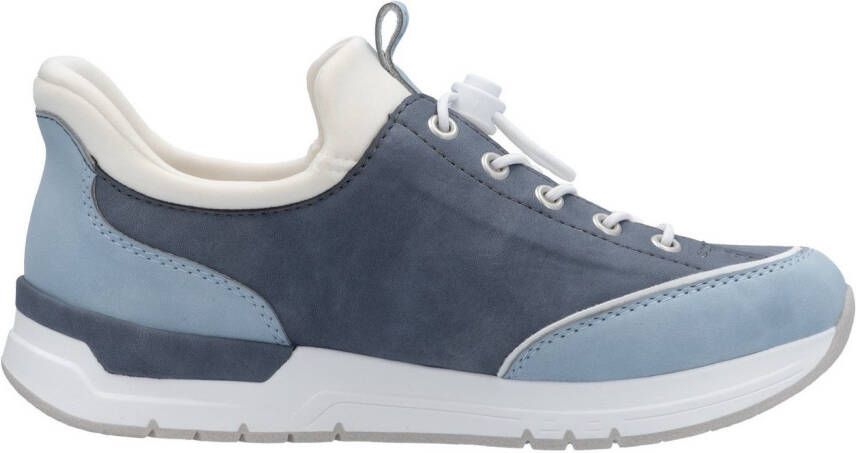 Rieker Slip-on sneakers instapschoen lage schoen vrijetijdsschoen met zachte schacht