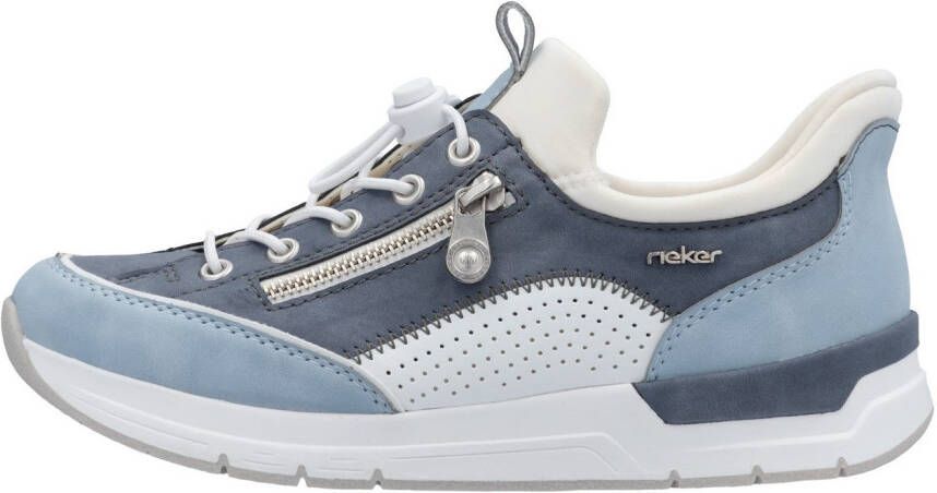 Rieker Slip-on sneakers instapschoen lage schoen vrijetijdsschoen met zachte schacht