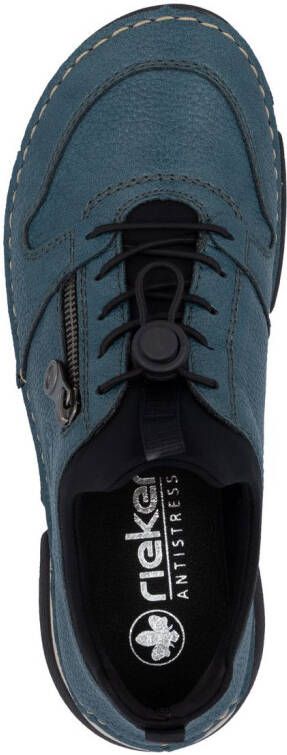 Rieker Slip-on sneakers Instapschoen lage schoen vrijetijdssneaker elastische band snelsluiting