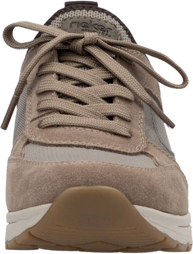 Rieker Slip-on sneakers instapschoen lage schoen vrijetijdssneaker met vetelement