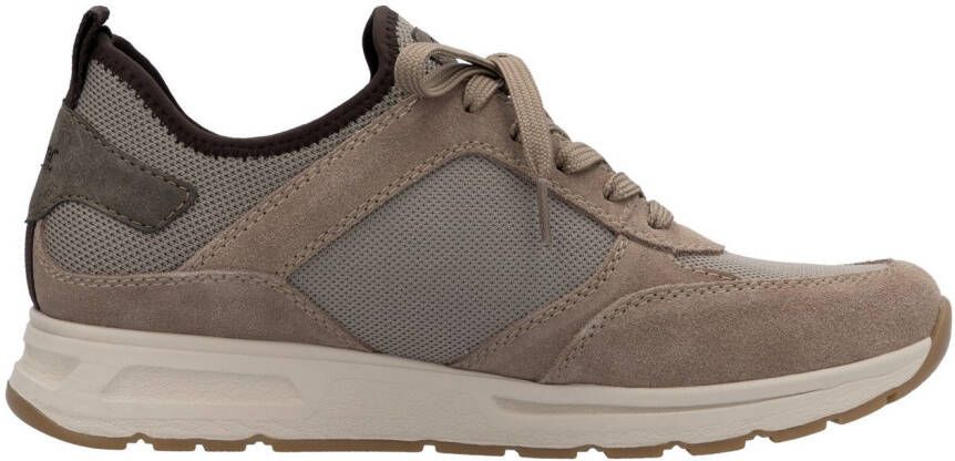 Rieker Slip-on sneakers instapschoen lage schoen vrijetijdssneaker met vetelement