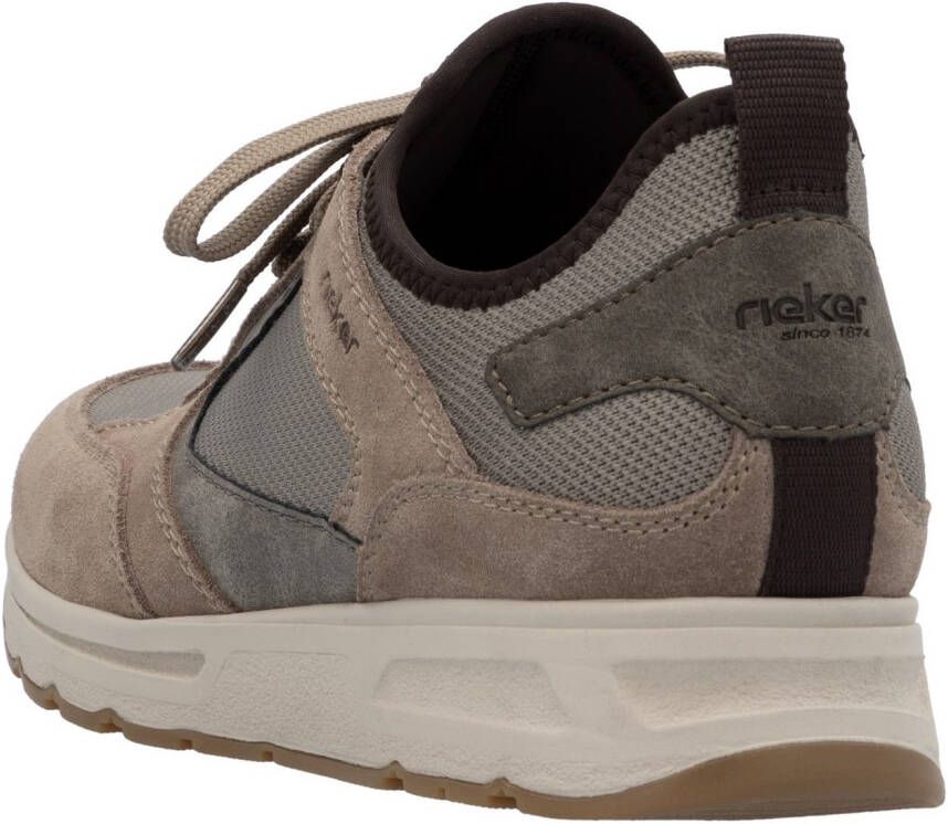 Rieker Slip-on sneakers instapschoen lage schoen vrijetijdssneaker met vetelement