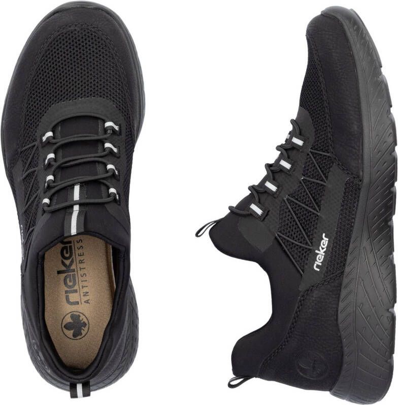Rieker Slip-on sneakers instapschoen slipper vrijetijdsschoen in vegan uitvoering