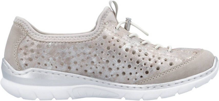 Rieker Slip-on sneakers instapschoen vrijetijdsschoen lage schoen met snelle sluiting