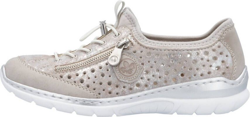 Rieker Slip-on sneakers instapschoen vrijetijdsschoen lage schoen met snelle sluiting