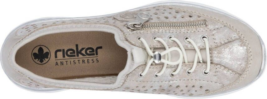 Rieker Slip-on sneakers instapschoen vrijetijdsschoen lage schoen met snelle sluiting