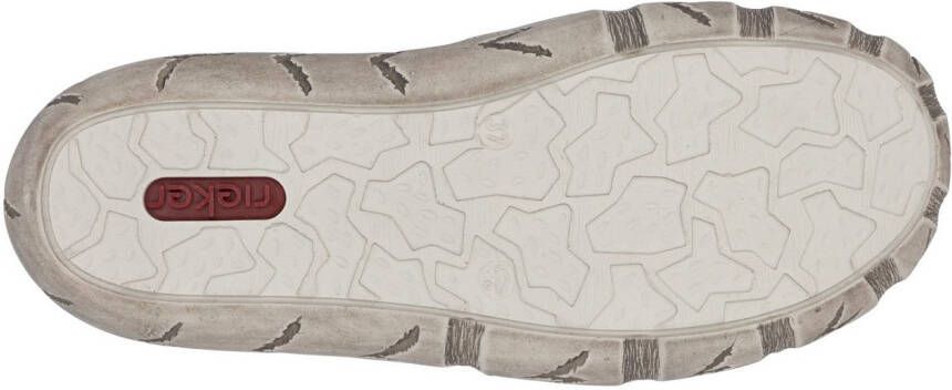 Rieker Slip-on sneakers lage schoen instapschoen vrijetijdsschoen met zachte binnenzool