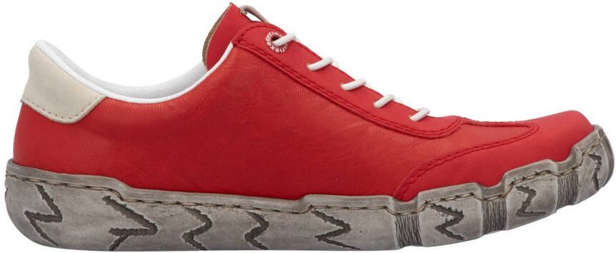 Rieker Slip-on sneakers lage schoen instapschoen vrijetijdsschoen met zachte binnenzool