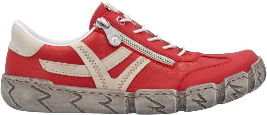 Rieker Slip-on sneakers lage schoen instapschoen vrijetijdsschoen met zachte binnenzool