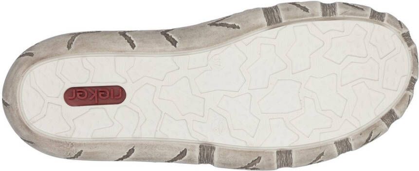 Rieker Slip-on sneakers lage schoen instapschoen vrijetijdsschoen met zachte binnenzool