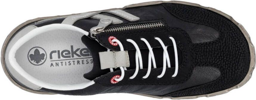 Rieker Slip-on sneakers lage schoen instapschoen vrijetijdsschoen met zachte binnenzool