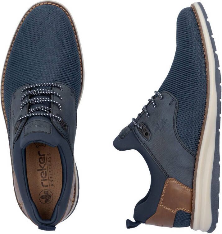 Rieker Slip-on sneakers lage schoen vrijetijdsschoen instapschoen met elastiek