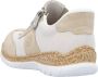 Rieker Slip-on sneakers lage schoen vrijetijdsschoen met rits en memosoft-binnenzool - Thumbnail 6