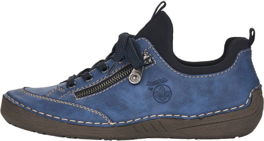 Rieker Slip-on sneakers slipper instapschoen met elastische instap
