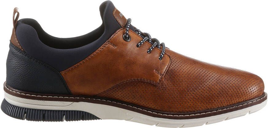 Rieker Slip-on sneakers Business schoen slipper feestdagsschoen met elastische veters