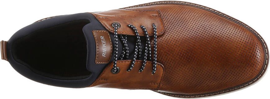 Rieker Slip-on sneakers Business schoen slipper feestdagsschoen met elastische veters