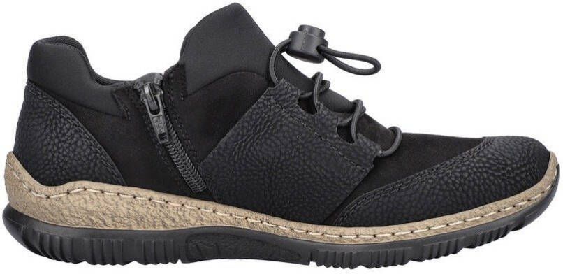 Rieker Slip-on sneakers met elastische rand zonder sluiting