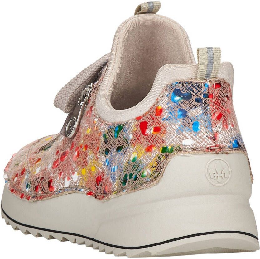 Rieker Slip-on sneakers met leuke bloemenprint