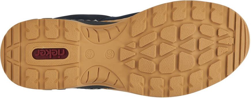 Rieker Slip-on sneakers Trekking Schoen vrijetijdsschoen Slipper met verfijnde randnaad