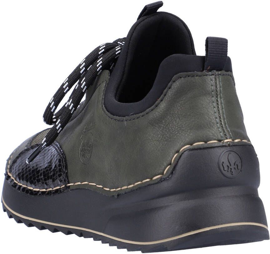 Rieker Slip-on sneakers met opvallende doorstiknaad