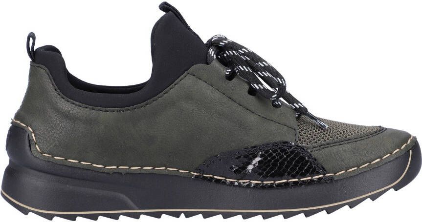Rieker Slip-on sneakers met opvallende doorstiknaad