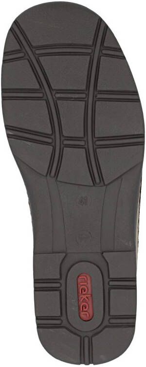 Rieker Slip-on sneakers Slipper instapschoen lage schoen vrijetijdsschoen met stretch inzetstukken