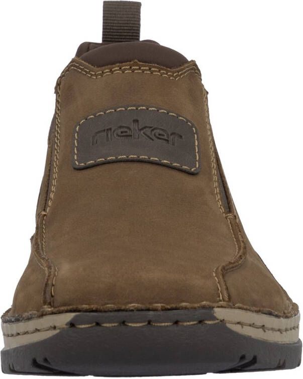 Rieker Slip-on sneakers Slipper instapschoen lage schoen vrijetijdsschoen met stretch inzetstukken