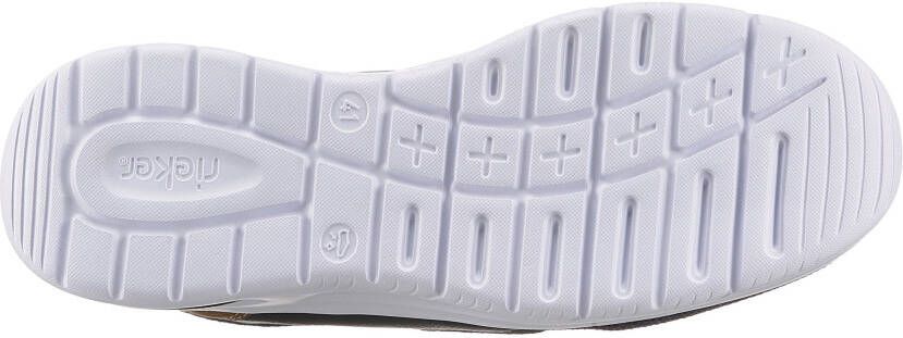 Rieker Slip-on sneakers met witte loopzool