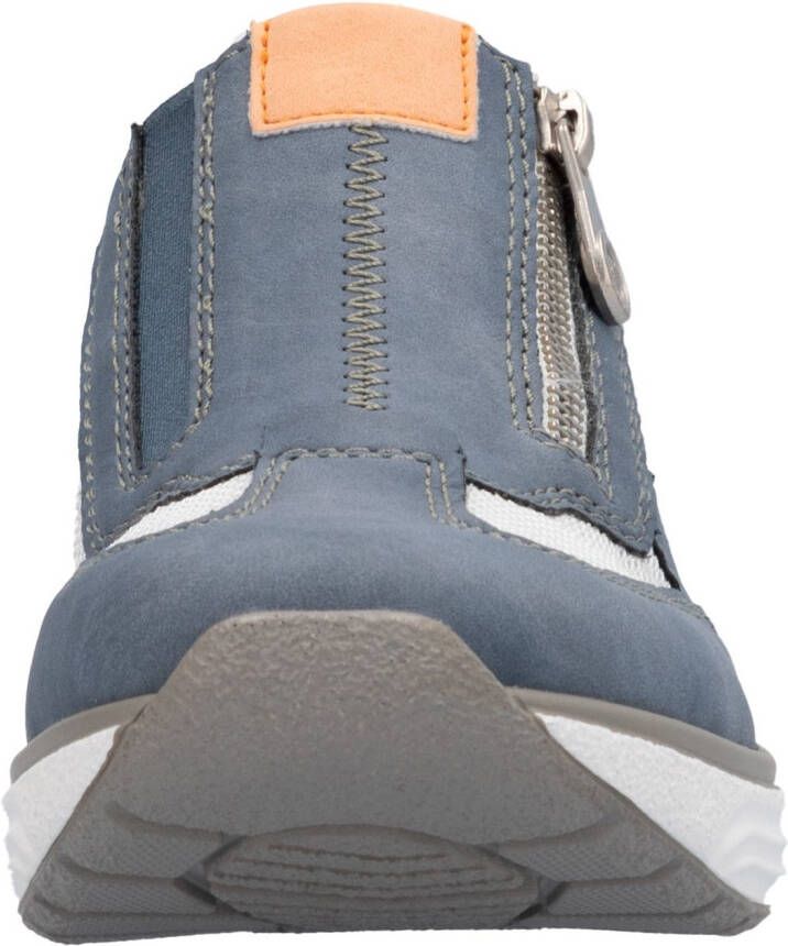 Rieker Slip-on sneakers Ready2GO slippers lage schoen vrijetijdsschoen met zijrits