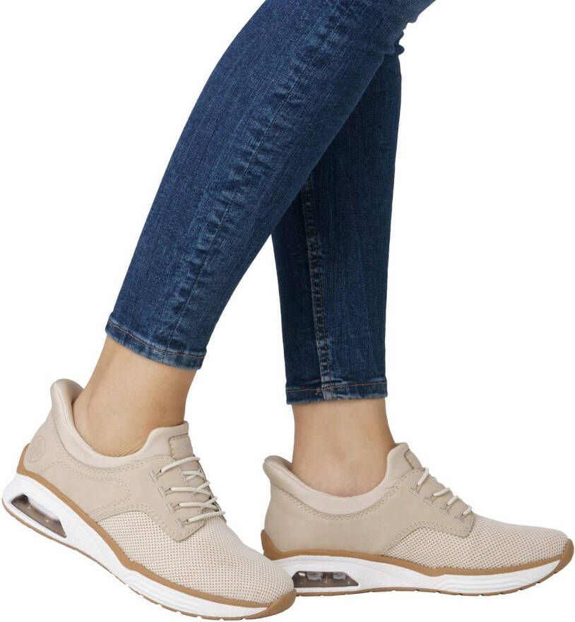 Rieker Slip-on sneakers Ready2GO vrijetijdssneaker lage schoen instapschoen elastische band elastische instap