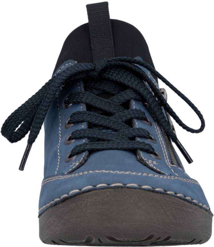 Rieker Slip-on sneakers slipper instapschoen met elastische instap