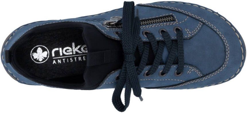 Rieker Slip-on sneakers slipper instapschoen met elastische instap