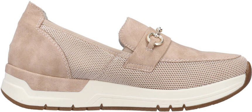 Rieker Slip-on sneakers Slipper vegan Slipper vrijetijdsschoen met elegante sierspange