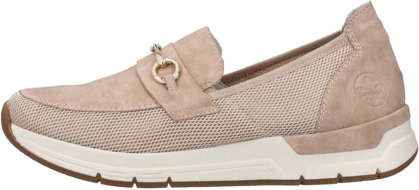 Rieker Slip-on sneakers Slipper vegan Slipper vrijetijdsschoen met elegante sierspange