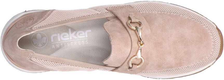 Rieker Slip-on sneakers Slipper vegan Slipper vrijetijdsschoen met elegante sierspange