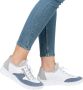 Rieker Slip-on sneakers Slipper vrijetijdsschoen met contrasterende afwerkingen - Thumbnail 4