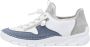 Rieker Slip-on sneakers Slipper vrijetijdsschoen met contrasterende afwerkingen - Thumbnail 10