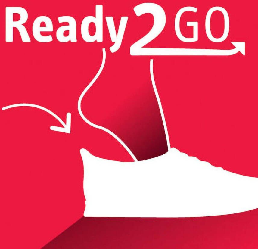 Rieker Slip-on sneakers slippers instapschoen lage schoen met ready2go uitrusting