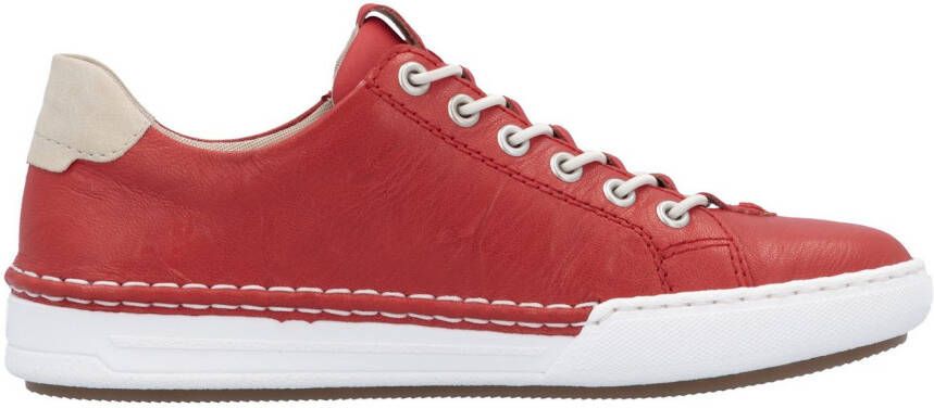 Rieker Slip-on sneakers slippers instapschoen lage schoen vrijetijdsschoen in smalle vorm